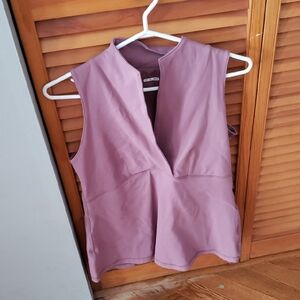 lululemon athletica Dusty Lavender V-Neck Peplum Camisole